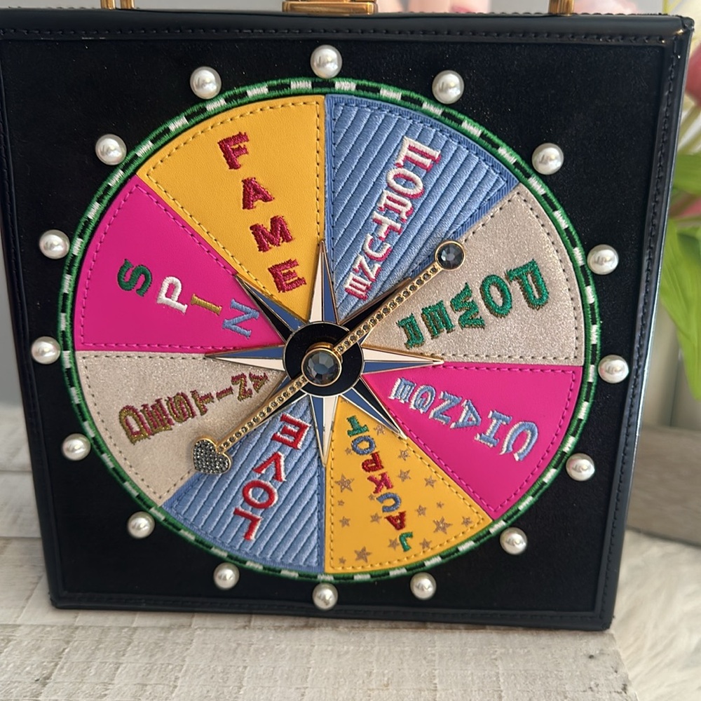 Kate spade fortune favors 3D embellished wheel bag - Picture 3 of 13